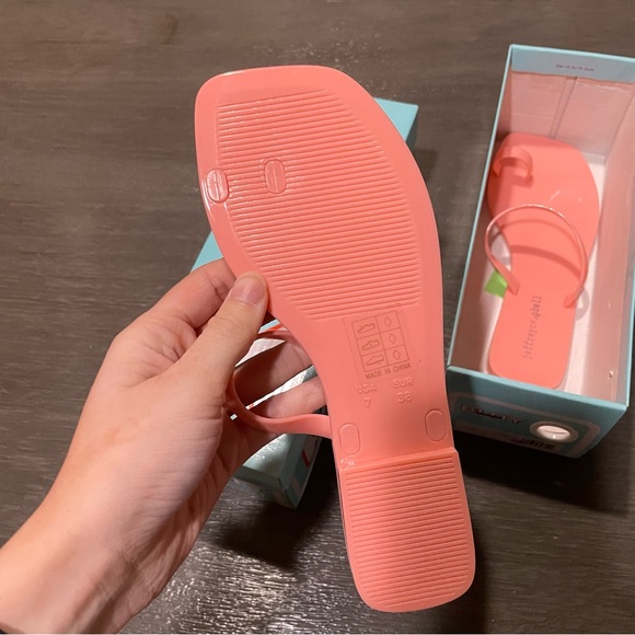 NWT Jeffery Campbell Pink Darbey Jill Jelly Sandals 7 8 - Picture 7 of 7